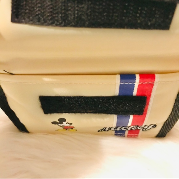 Disney Parks Mickey Stripe Velcro 80s Style Wallet - Picture 7 of 8